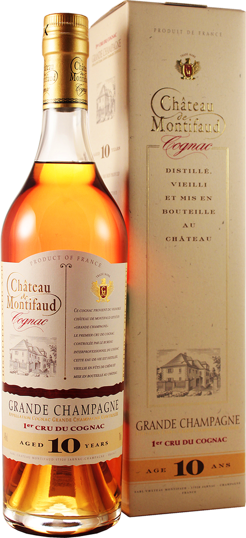 Коньяк Chateau de Montifaud, Grande Champagne, 10 Years Old, 0.7 л.