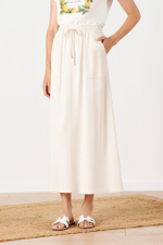 4871 Юбка женская (кремовый меланж)