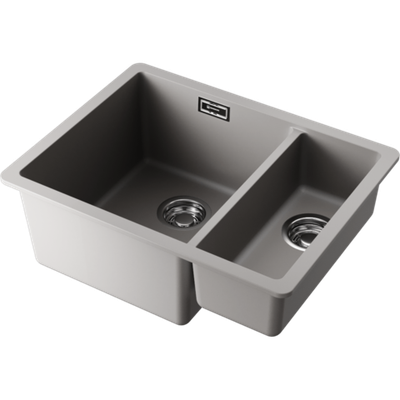 Мойка Omoikiri Kata 55-2-U-GR Artgranit/leningrad grey