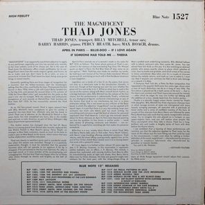 Thad Jones The Magnificent Thad Jones (LP)