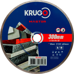 Диск алмазный сплошной ультратонкий по керамике KRUGO MASTER 300х1,8х32х8mm, 81043000249