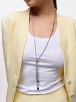 Колье "Ultra shine drops" Silver