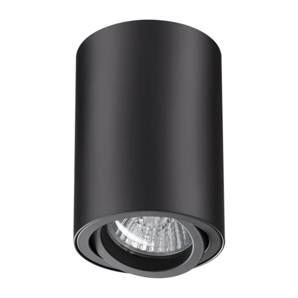 370418 OVER NT19 429 черный Накладной светильник IP20 GU10 50W 220V PIPE