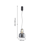 Подвесной светодиодный светильник Favourite Gaudi 4243-1P