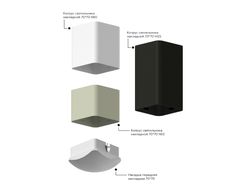Ambrella Корпус светильника накладной для насадок 70*70mm DIY Spot C7812