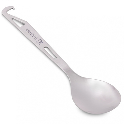 Ложка с крючком титановая T-Gear Titanium Hooked Spoon Polished