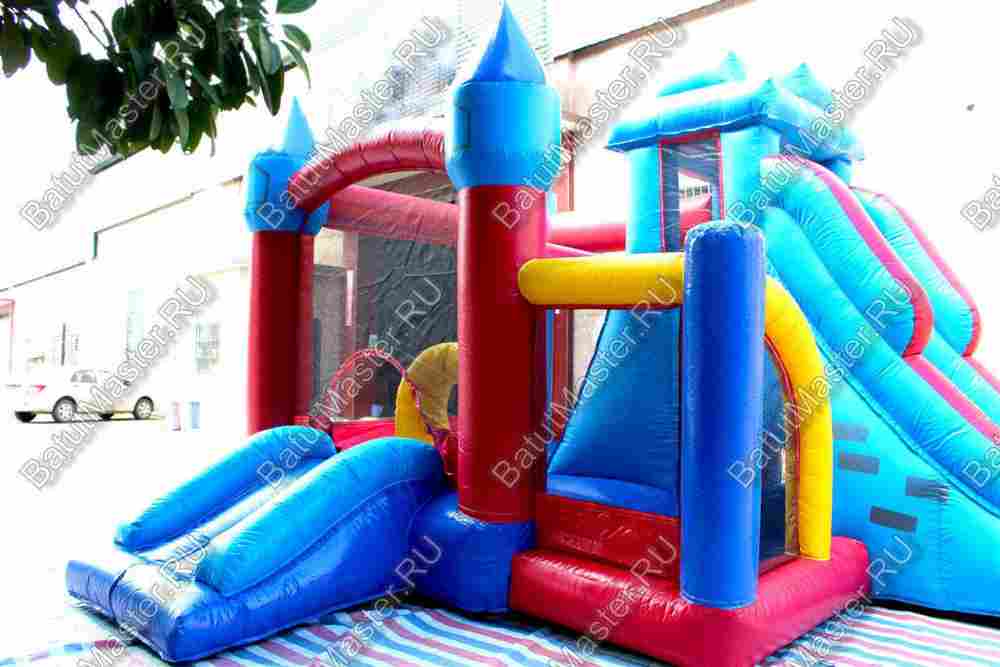 Детский надувной батут "Небесный замок" 6*5*5 м