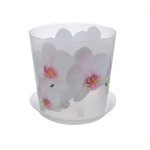 Кашпо ДЕКО "Орхидея" с подставкой D160мм 2,4л, М3106