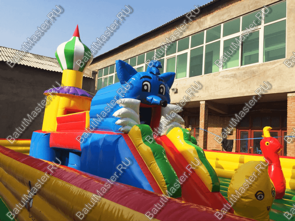 Коммерческий надувной батут "Кошачье царство"