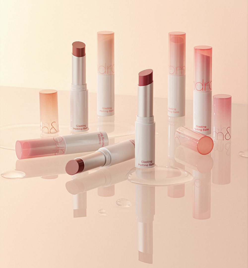 Тающий оттеночный бальзам для губ rom&nd Glasting Melting Balm - 02 Lovey Pink