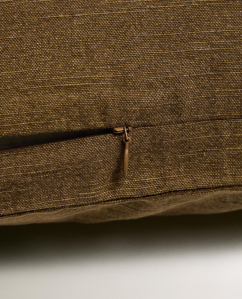 Zara Home наволочка декоративная из хлопка, бежевый, 40x60 см