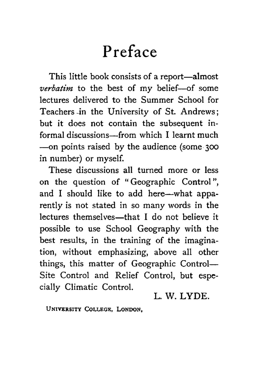 The teaching of geography | Lyde Lionel W.