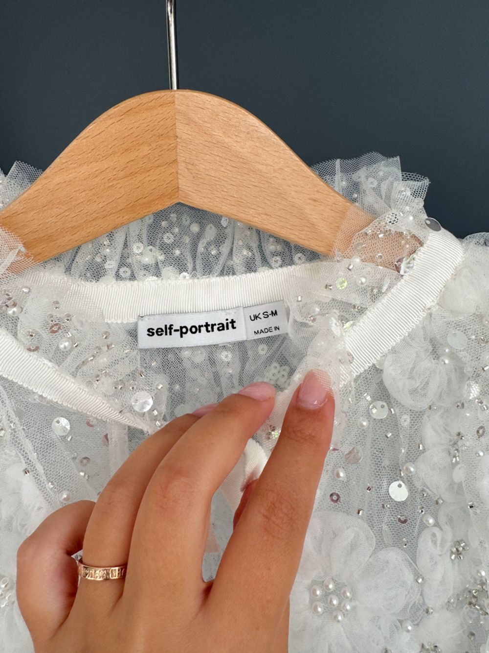 Новая накидка Self-Portrait, 128