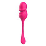 Розовое фигурное виброяйцо с пультом ДУ