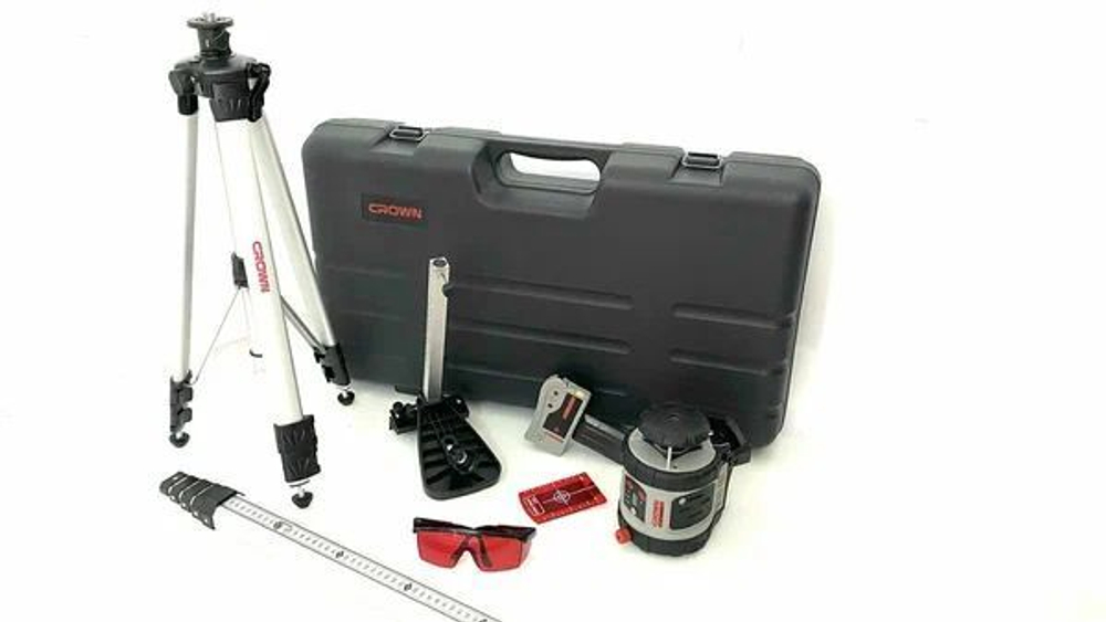 Нивелир ротационный лазерный CROWN CT44068 BMC в кейсе