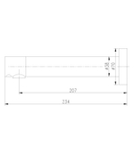 Смеситель для умывальника встраиваемый, бесконтактный (сенсорный) LEMARK PROJECT - LM4651CE