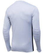Футболка вратарская CAMP GK Padded LS, серый/черный/белый, детский