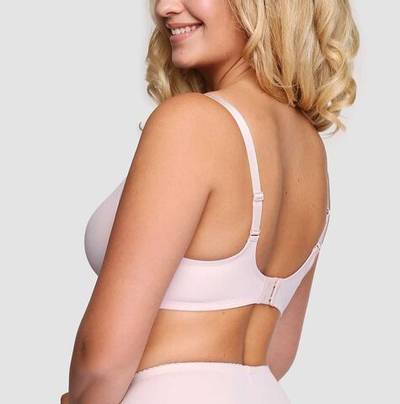 Бюстгальтер с чашкой на тонком поролоне (Размер: 70E) (Цвет: пудровый)