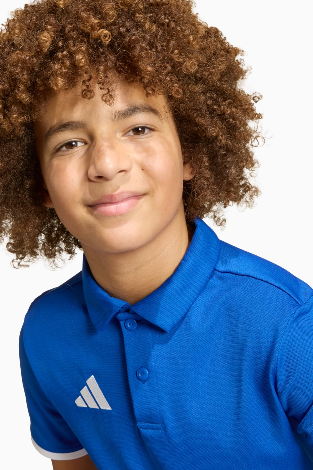 Футболка adidas Entrada 26 Polo Junior - синий