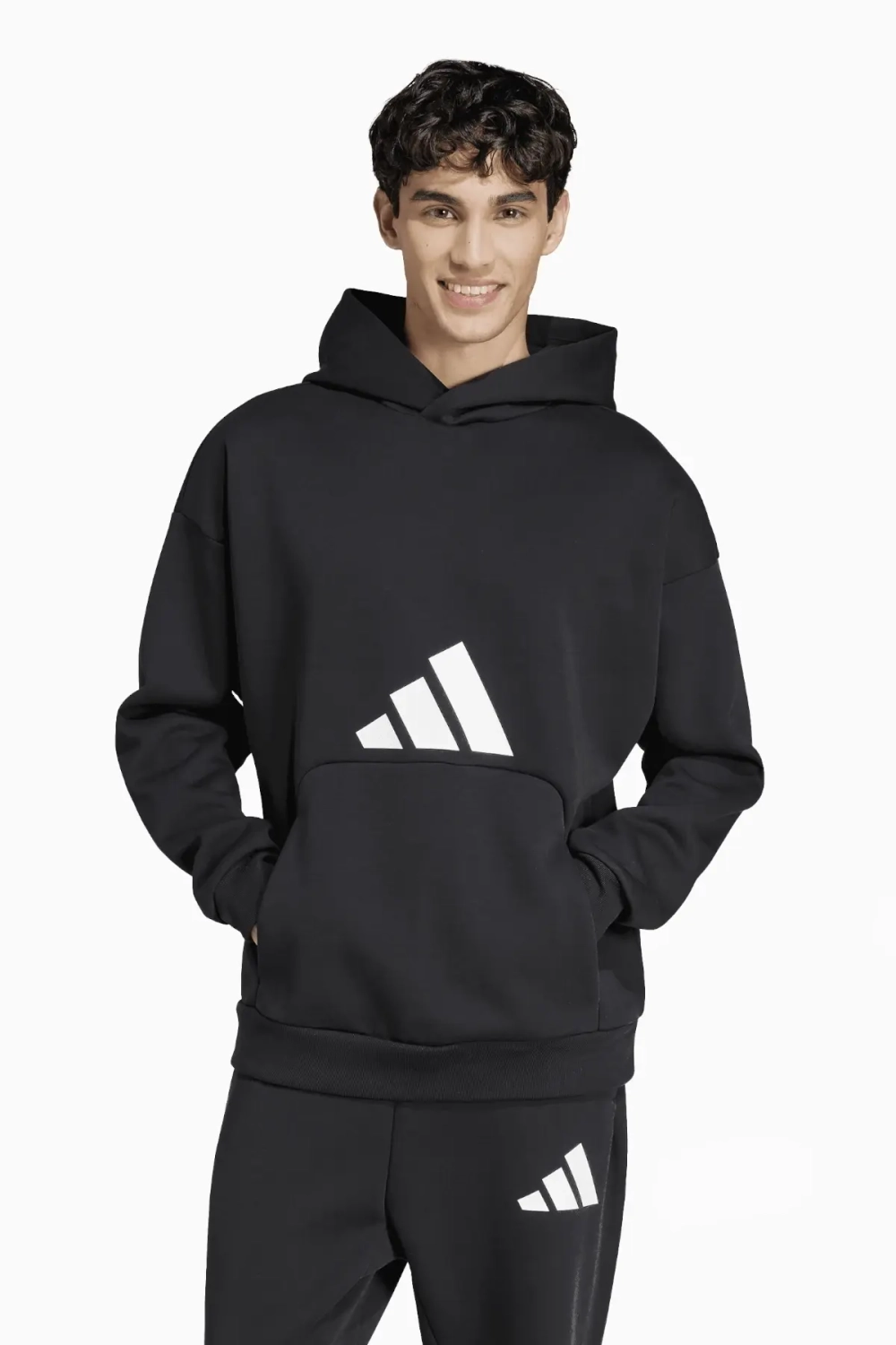 Кофта adidas Future Icons 3 Bar Logo - черный