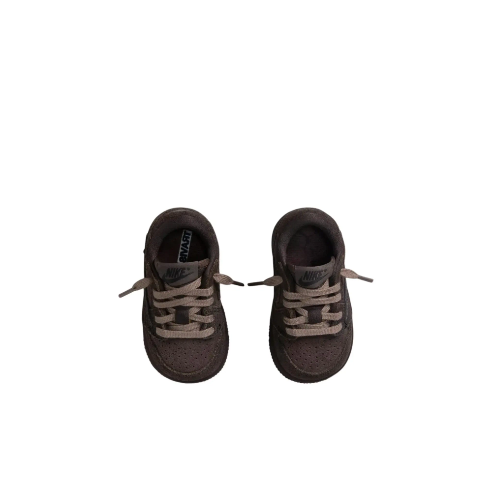 Детские кроссовки Air Jordan 1 Retro Low OG SP x Travis Scott 'Velvet Brown' DO5441-202