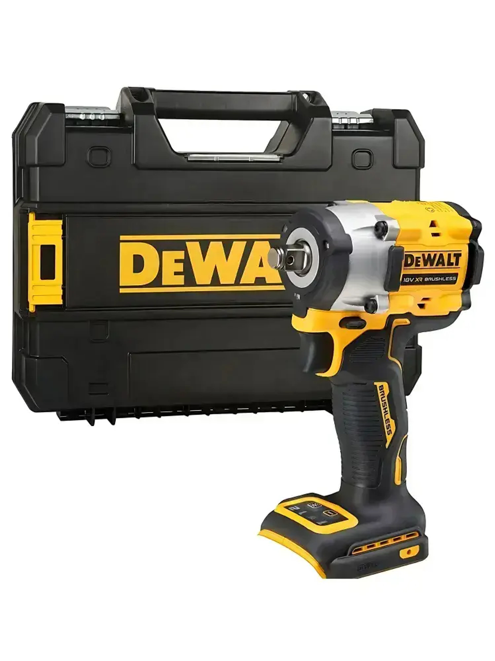 Аккумуляторный ударный гайковерт DeWalt DCF922NT 20В, 1/2 дюйма, 3550 уд/мин, с ящик для инструментов TSTAK, без АКБ и ЗУ