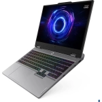 Ноутбук Lenovo LOQ 15IRX10 Intel Core i5-13450HX/16Gb (1*16 D5)/SSD512Gb/RTX5050 8Gb (100W)/15.6"/IPS/FHD/1920x1080/144Hz/Win11 (SL English)/RJ-45/Luna Grey/2.4kg (83JE002KUS)
