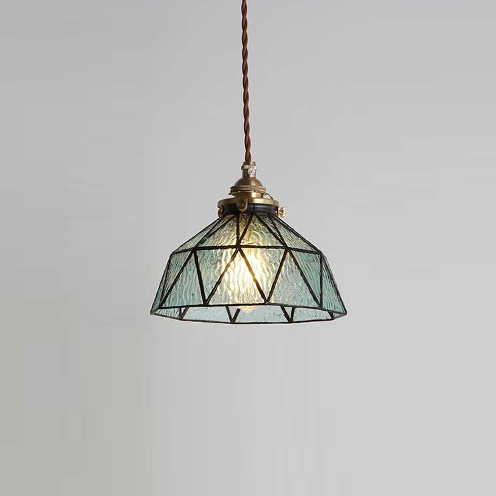 Pendant design lamp Provence  (Blue)