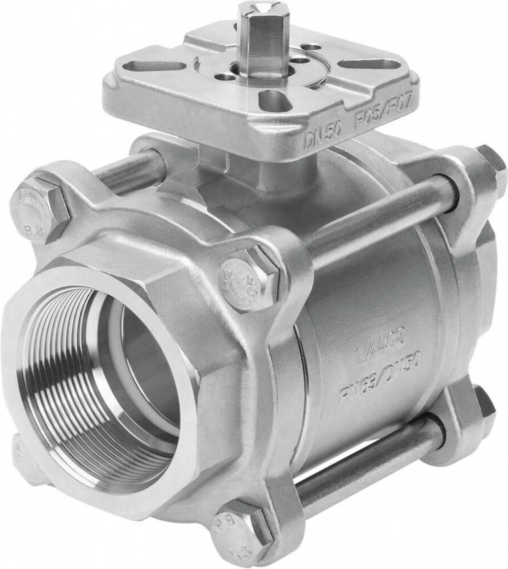 Шаровой кран Festo VZBA-2-GG-63-T-22-F0507-V4V4T Ру63 Ду50 (PN63 DN50)