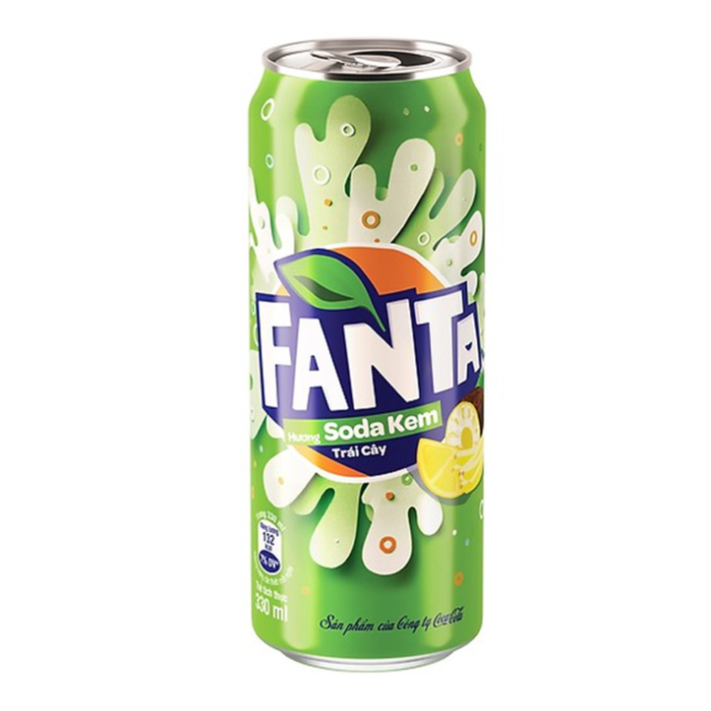 Газированный напиток Fanta со вкусом Крем-Сода, 330 мл., Вьетнам