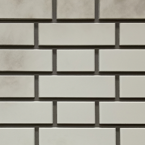 Фасадные панели Кирпич клинкерный 3D, Бело-коричневый Fineber (Файнбир)