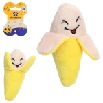 Игрушка для щенков, собак мелких и средних пород «Мистер Бананчик», с пищалкой, 6*13см (лейбл)✦