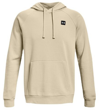 Мужская теннисная кофта Under Armour Men's UA Rival Fleece Hoodie - Бежевый
