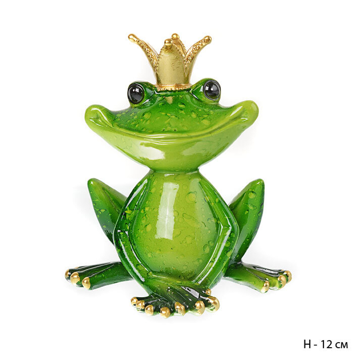 Статуэтка Лягушка-Царевна, полистоун 12 см