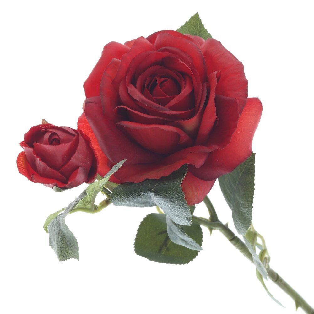 GAEM Цветок искусственный "Роза" (Real Touch), L16 W12 H64 см