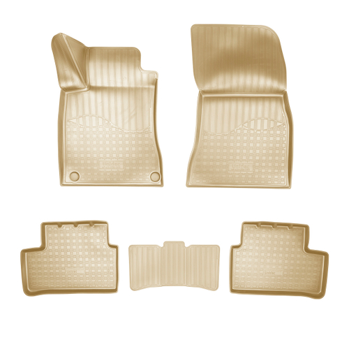 Ковры в салон Norplast/Unidec для Mercedes-Benz A в кузове W177 (2018-), Бежевый, арт.NPA11-C56-055-B