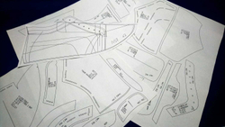 Лекала Л - 57 (МУЖСКИЕ КЕДЫ НА МЕХУ)