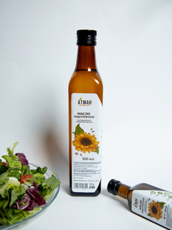 Масло подсолнечное, сыродавленное нерафинированное