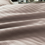 Комплект постельного белья Страйп Сатин Однотонный на резинке CTR031