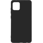 Силиконовый чехол с микрофиброй для Samsung Galaxy A03 black DF