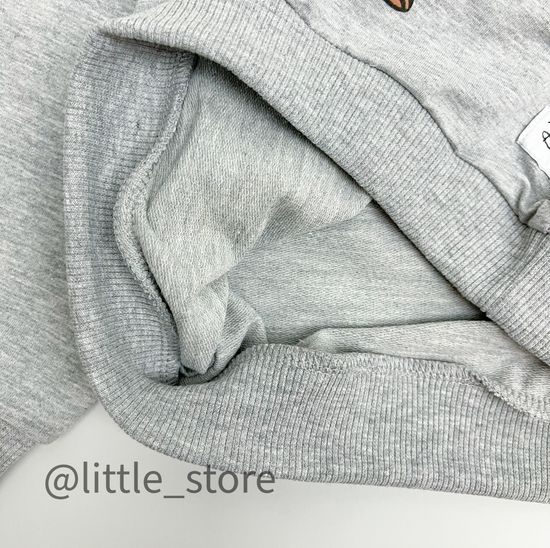 Комплект из футера (тонкого) "Чип и Дэйл" серый