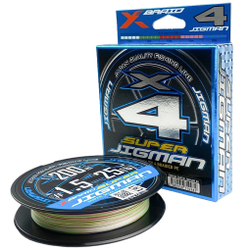 Шнур YGK X-Braid Super Jigman X4 200м #1.5/0.205мм 25Lb/11.3кг