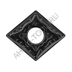 Пластина твердосплавная ISO CNMG190608-PMA ACP10E AHNO по стали, чистовая