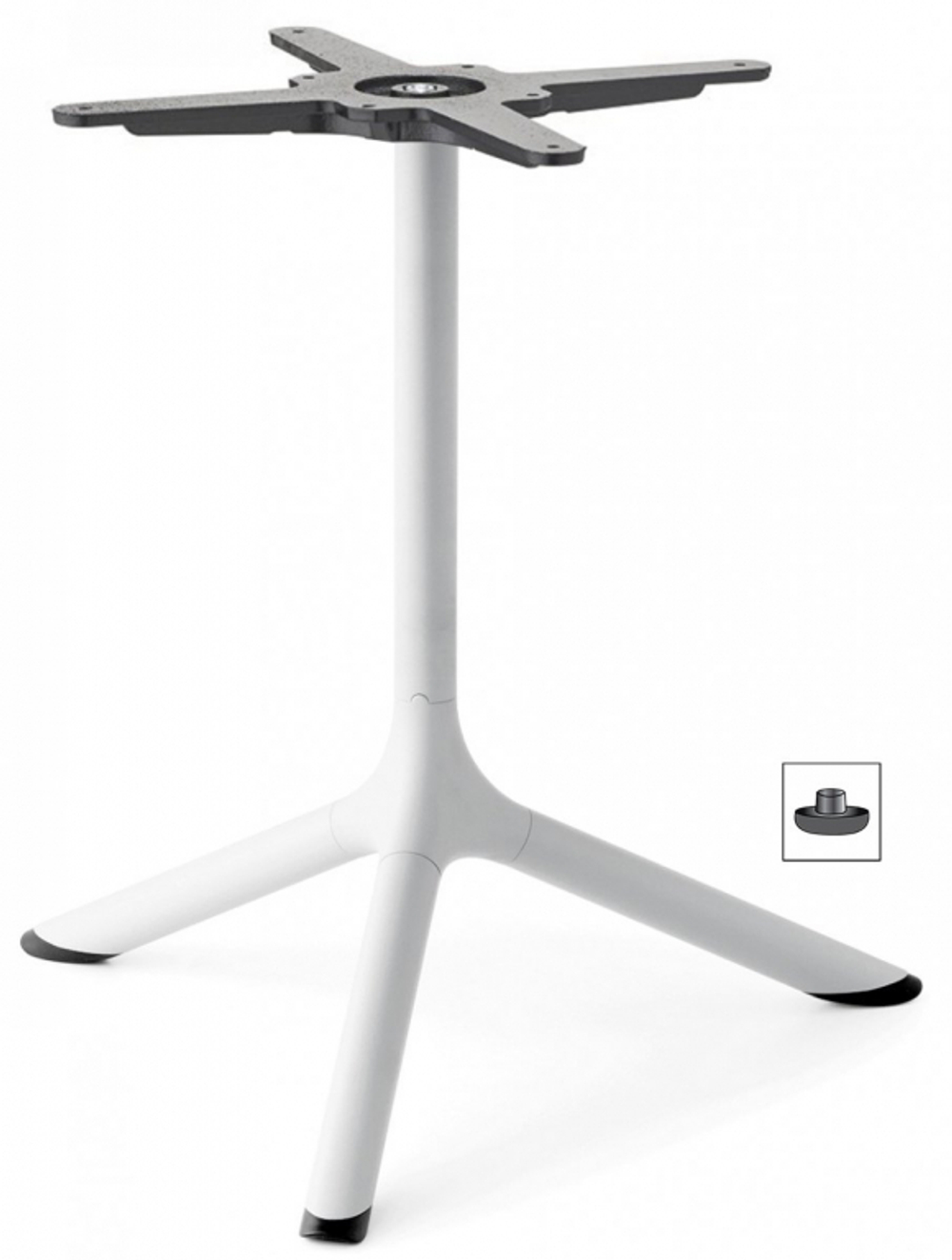 Столик ламинированный кофейный Scab Design Tripe, белый, белый мрамор Каррара