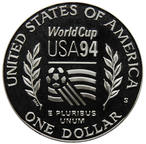 1 доллар США Чемпионат мира по футболу S 1994 год PROOF