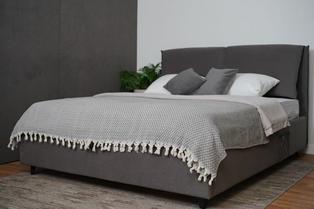 Кровать Венеция 1,8 Графит Софт