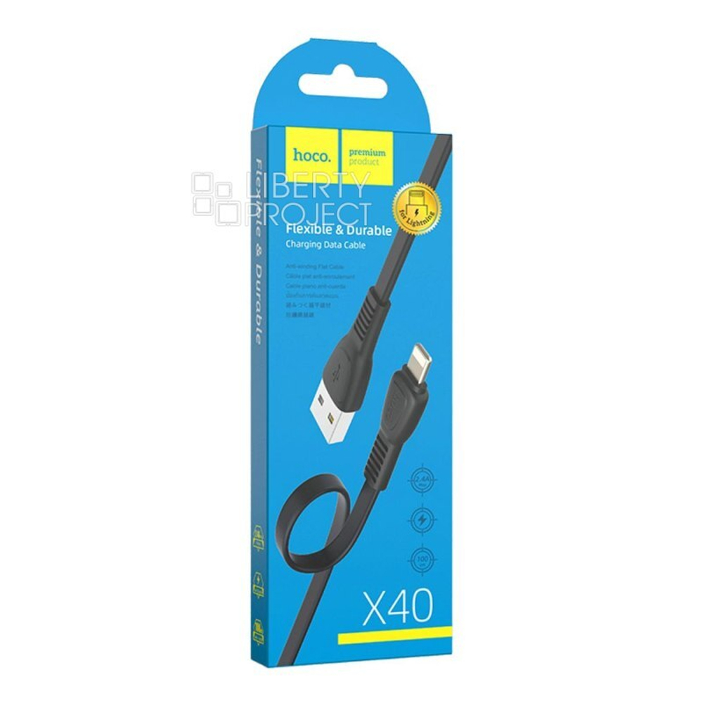 шнур Hoco X40 USB x 8 Pin 1m