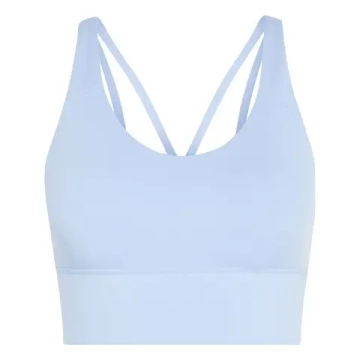 ТОП теннисный Adidas 3 Stripes Studio All Me Light Support - glow blue