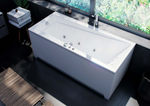 Акриловая ванна Aquatek Либра 150x70 прямоугольная, универсальная, с каркасом, без гидромассажа