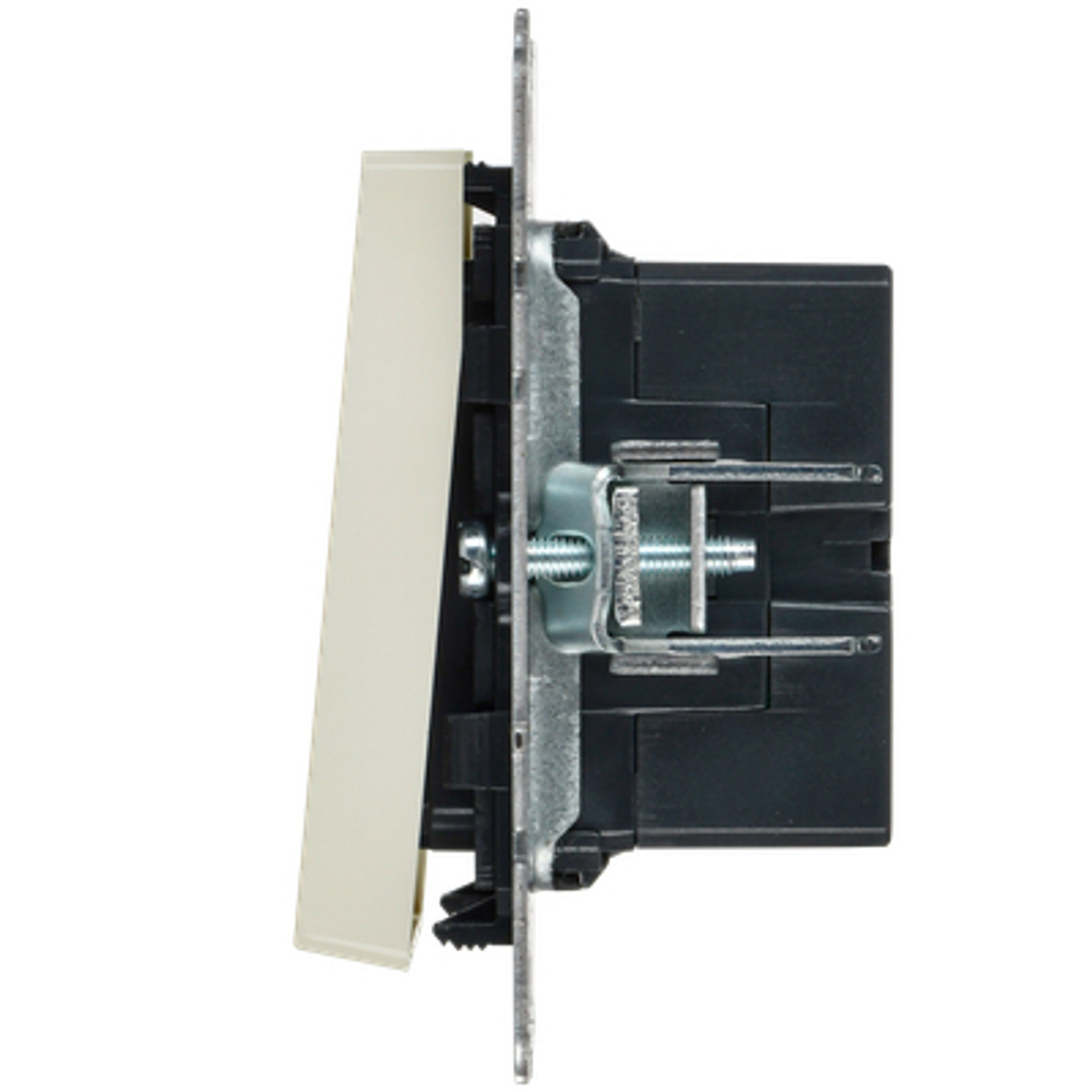 BRITE Кнопка звонка с индикацией для отелей 10А ВС10-1-9-БрКр бежевый IEK